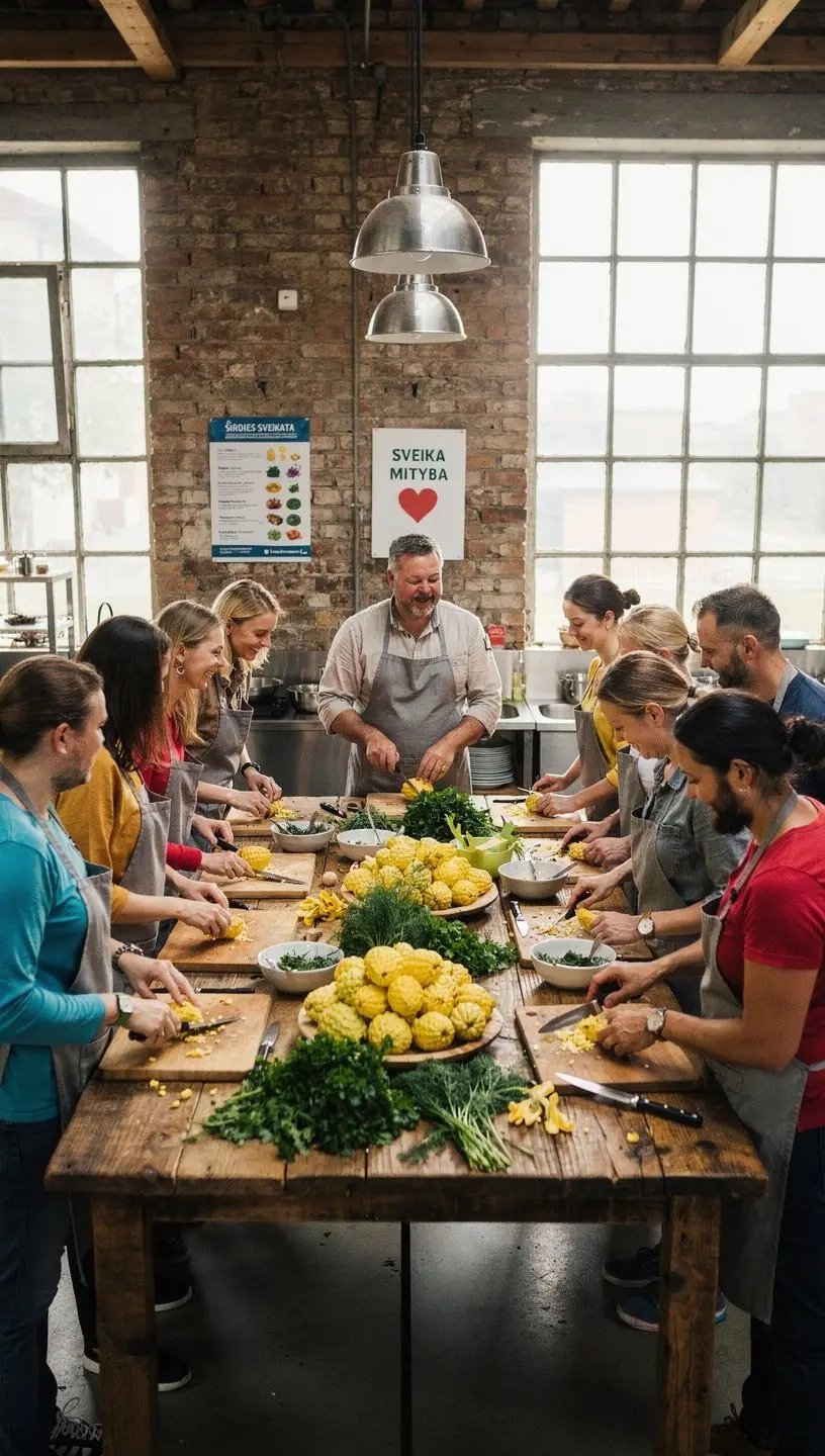 Citrus medica arbatos ingredientai, skirti širdies gerovei, išdėstyti ant stalo